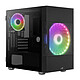 Aerocool Atomic Mini Tower case with ARGB backlighting, mesh front and tempered glass centre