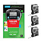 DYMO Value Pack LabelManager 160 Stampante per etichette con tastiera AZERTY + 3 nastri D1 12 mm nero su bianco