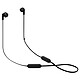 JBL TUNE 215BT Black wireless in-ear earphones - Bluetooth 5.0 - Remote control/Microphone - 16h battery life - Flat cable
