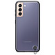 Cover protettiva trasparente nera per Samsung Galaxy S21 Custodia trasparente rinforzata per Samsung Galaxy S21