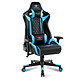 Spirit of Gamer Crusader Blue Leatherette seat for gamers - 180° adjustable backrest - 3D armrests - Head/lumbar cushions - Maximum weight 120 kg