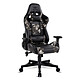 Spirit of Gamer Demon Army Leatherette seat with 180° adjustable backrest and 2D armrests for gamers (up to 120 kg)