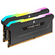 Corsair Vengeance RGB PRO SL Series 16GB (2x8GB) DDR4 3200MHz CL16 - Black Dual Channel Kit 2 PC4-25600 DDR4 RAM Sticks - CMH16GX4M2Z3200C16