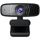 Asus Webcam C3 Webcam 1080p - objectif grand angle - deux microphones intégrés - USB - clip à inclinaison réglable à 90°