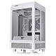 Thermaltake The Tower 100 White Mini Tower case with tempered glass panels and 2 x 120mm fans