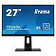 iiyama 27" LED - ProLite XUB2792HSU-B1 1920 x 1080 pixels - 4 ms (gris à gris) - Format large 16/9 - Dalle IPS - 75 Hz - DisplayPort/VGA/HDMI - Hub USB 2.0 - Pivot - Noir