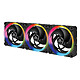 Arctic BioniX P120 A-RGB Bundle 3 x 120mm PWM fans with RGB lighting Addressable, control and monitoring box