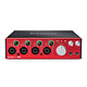 Focusrite Clarett 4Pre USB USB-A compatible USB-C audio interface with 18 inputs, 8 outputs and 4 mic stands