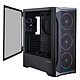 Zalman Z8 MS Caja de torre media con panel de cristal templado, panel frontal de malla y 4 ventiladores de 120 mm (3x A-RGB)