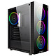 Xigmatek Poseidon Medium tower case with tempered glass panel and 4 fans 120mm ARGB