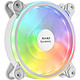 Mars Gaming MFX (White) 120 mm fan with RGB lighting Addressable