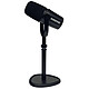 Shure MV7 Noir + Pied de table Microphone dynamique filaire - Directivité cardioïde - Résolution 24 bits/192 kHz - XLR/USB - Prise casque - Pied de table inclus