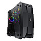 Xigmatek X7 Black Large tower case with tempered glass vents and 7 ARGB 120mm fans