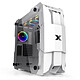 Xigmatek X7 White Large tower case with tempered glass vents and 7 ARGB 120mm fans