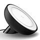 Philips Hue Bloom Noir (Gen 4) Lampe connectée à poser - Blanc et couleurs - Bluetooth - Compatible Alexa/Google Assistant