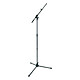 RTX MPX Microphone stand with tripod base and telescopic boom - black