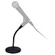RTX MTFX Table top microphone stand with flexible tube - black