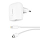 Cargador Belkin Boost Charger USB-C 20W AC con cable USB-C a Lightning (blanco)
