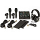 Pacchetto Mackie Performer Bundle con mixer USB + cuffie Hi-Fi / monitoraggio chiuse + 2x microfoni