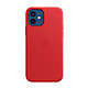 Apple Leather Case with MagSafe (PRODUCT)RED Apple iPhone 12/12 Pro Leather Case with MagSafe for Apple iPhone 12/12 Pro