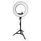 Starblitz SLRINGLED480 + Trépied + Rotule Kit d'éclairage pour vlog avec anneau lumineux, trépied, rotule et sac de transport