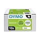 DYMO Pack de 10 Rubans D1 Standard - blanc/noir 9 mm - 7 m Pack de 10 Rubans 9 mm - 7 m pour étiqueteuse DYMO