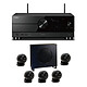 Yamaha RX-A2A Noir + Cabasse Eole 4 Noir 5.1 Ampli-tuner Home Cinema 7.2 - 100W/canal - Dolby Atmos/DTS:X - Tuner FM/DAB - HDMI 8K - 4K/120Hz - HDR10+ - Wi-Fi/Bluetooth/AirPlay 2 - Multiroom + Pack d'enceintes 5.1