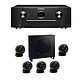 Marantz SR6015 Black Cabasse Eole 4 Black 5.1 9.2 Home Cinema Amplifier - 110W/channel - Dolby Atmos/DTS:X - IMAX Enhanced - HDMI 8K - Upscalling 8K - HDR - Wi-Fi/Bluetooth - AirPlay 2 - Multiroom Speaker Pack 5.1