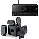 Yamaha RX-A2A Noir + Focal Sib Evo 5.1.2 Dolby Atmos Ampli-tuner Home Cinema 7.2 - 100W/canal - Dolby Atmos/DTS:X - Tuner FM/DAB - HDMI 8K - 4K/120Hz - HDR10+ - Wi-Fi/Bluetooth/AirPlay 2 - Multiroom + Pack d'enceintes 5.1.2