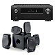 Denon AVC-X4700H Noir + Focal Sib Evo 5.1.2 Dolby Atmos Ampli-tuner Home Cinema 9.2 - 125W/canal - Dolby Atmos/DTS:X/Auro 3D - IMAX Enhanced - HDMI 8K - Upscalling 8K - HDR - Wi-Fi/Bluetooth - AirPlay 2 - Multiroom + Pack d'enceintes 5.1.2