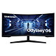 Samsung 34" LED - Odyssey G5 C34G55TWWP 3440 x 1440 pixels - 1 ms (MPRT) - 21/9 Format - Curved VA Panel - 165 Hz - HDR10 - FreeSync Premium - HDMI/DisplayPort - Black