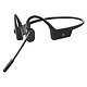 AfterShokz OpenComm Slate Grey Wireless bone conduction headset - open design - Bluetooth 5.0 - noise cancelling microphone - IP55 certification