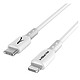 Avis Akashi Câble USB-C vers Lightning (Blanc - 1,5m)
