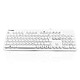 Accuratus AccuMed Aqua (White) Wired keyboard - USB interface - anti-bacterial - sealed (IP68 standard) - AZERTY, French