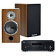 Yamaha MusicCast R-N303 Black Cabasse Antigua MT32 Walnut 2 x 100 W - Wi-Fi/Bluetooth/DLNA - AirPlay - Multiroom Speaker System (pair)