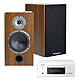 Denon RCD-N11DAB White Cabasse Antigua MT32 Walnut Connected mini-speaker - 2 x 65 Watts - CD/DAB /USB - Wi-Fi/Bluetooth/AirPlay 2 - HEOS Multiroom - Google Assistant and Alexa compatible Library Speaker (pair)