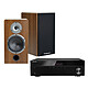 Sherwood RX-4208 Cabasse Antigua MT32 Walnut 2 x 100 W Stro Amplifier-Tuner Library speaker (pair)