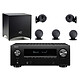 Denon AVR-X2700H DAB Black Cabasse Alcyone 2 Pack 5.1 Black 7.2 Home Cinema Receiver - 95W/Channel - Dolby Atmos/DTS:X - DAB Tuner - HDMI 8K - Upscalling 8K - HDR - Wi-Fi/Bluetooth/AirPlay 2 - Multiroom 5.1 Speaker Pack