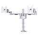 ERARD Tilt and turn table stand with 2 double arms Tilting and swivelling table stand with 2 arms for 15'' 28'' notches