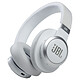 JBL LIVE 660NC Bianco Cuffie chiuse - Bluetooth 5.0 - Riduzione adattiva del rumore - Controlli/microfono - Durata della batteria 40 ore - Custodia da trasporto