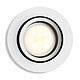 Philips Hue Miliskin White Ambiance Recessed spotlight - White - Bluetooth - Alexa/Google Assistant compatible - Dimmer included