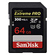 SanDisk Extreme PRO UHS-II U3 64 Go Carte mémoire SDXC UHS-II U3 classe 10 64 Go 300 Mo/s