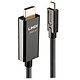 Lindy Cordon USB-C / HDMI 4K (5m) Cordon USB Type C / HDMI 4K - mâle/mâle - 5 mètres - résolution maximale 4096x2160@60Hz - revêtement plaqué or