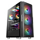 Abkoncore C800 Medium tower case with mesh front, tempered glass side panel and RGB backlight