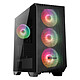 Abkoncore T750X Medium tower case with mesh front, tempered glass side panel and RGB backlight