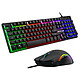 The G-Lab Combo Krypton Gamer keyboard/mouse set - membrane switches - 3200 dpi optical sensor - backlight - AZERTY, French