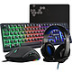 The G-Lab Combo Selenium 4 in 1 gamer kit (clear AZERTY keyboard, optical mouse 3200 dpi, headset, mousepad)