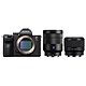 Sony Alpha 7 III 24F70Z 50F18 24.2 MP Full Frame Hybrid Camera - 3" Touch Screen Tilt - OLED XGA Viewfinder - 4K Video - Wi-Fi/Bluetooth/NFC 24-70mm f/4 Lens 50mm f/1.8 Lens