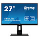 iiyama 27" LED - ProLite XUB2792QSN-B1 1920 x 1080 pixel - 4 ms (da grigio a grigio) - formato 16/9 - pannello IPS - 75 Hz - HDMI/DisplayPort/USB-C - Hub USB 3.0 - Ethernet - Pivot - Nero