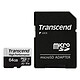 Transcend MicroSDXC 330S 64GB + adattatore SD Scheda di memoria MicroSDXC UHS-I U3 V30 A2 Classe 10 64 GB